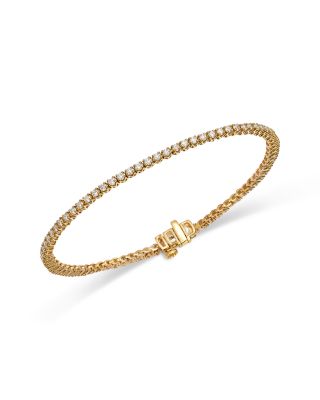 Certified Lab Grown Diamond Tennis Bracelet in 14K Yellow Gold, 2.0 tcw