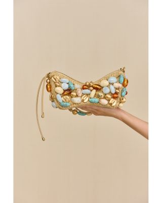 Mercier Beaded Convertible Shoulder Bag