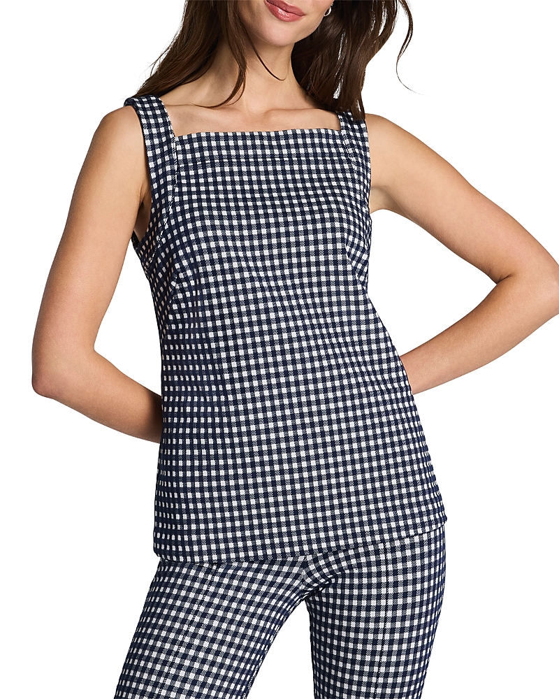 Spanx Ponte Jacquard Square Neck Tank