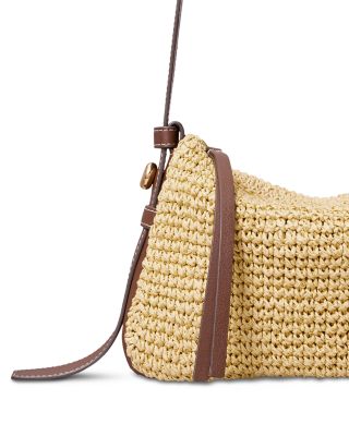 Romy Small Straw Shoulder Bag