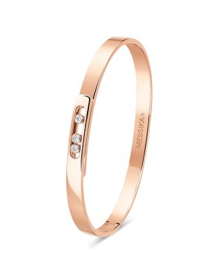 18K Rose Gold Move Noa Diamond Bangle Bracelet