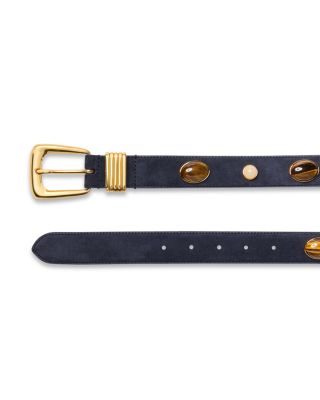 Women's Arch Stone Embellished Leather Belt