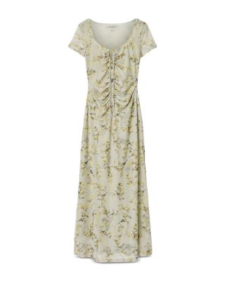 Gabby Floral Mesh Maxi Dress