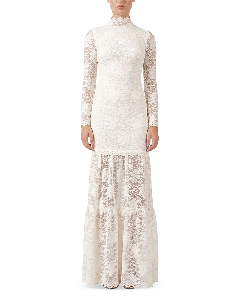 Nightcap Le Fleur Lace Maxi Gown In White