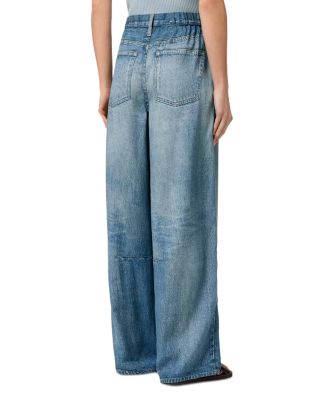Jett High Rise Jean Trousers in Illusion Indigo