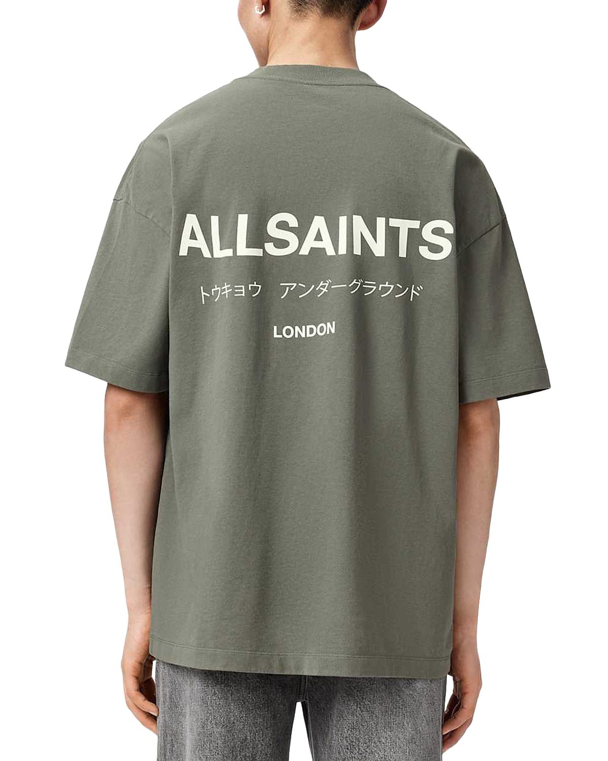Allsaints Underground Organic Cotton Logo Graphic Tee