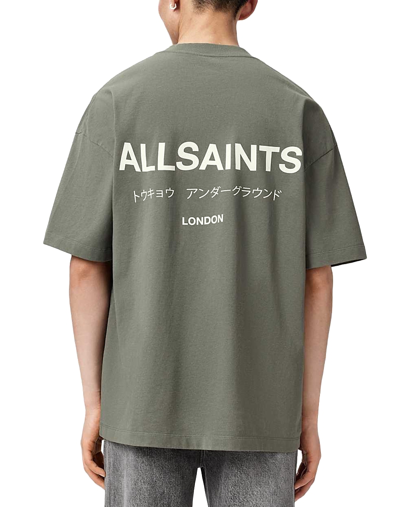 Allsaints Underground Organic Cotton Logo Graphic Tee