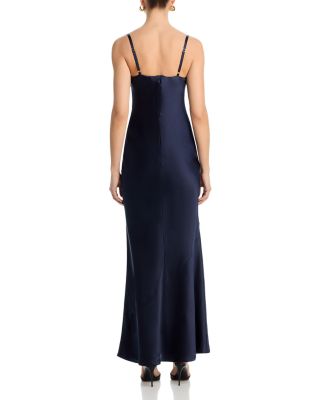 Shayla Silk Bias Cut Maxi Dress