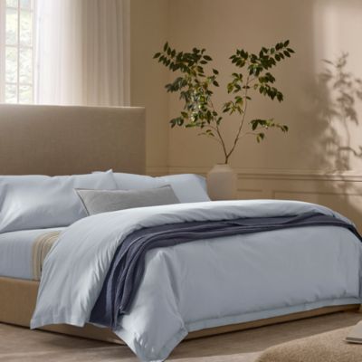 Percale Hemmed Sheet Set, Queen