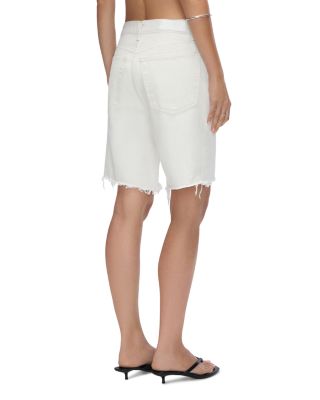 90s Comfy Mid Rise Jean Shorts in Crema