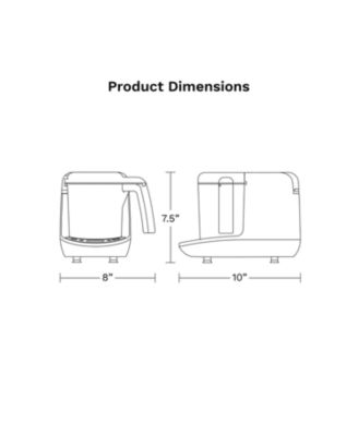 One Step™ Baby Food Maker Deluxe: Steamer & Blender For Homemade Baby Food