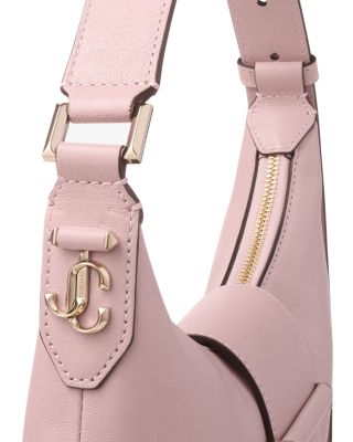 Jimmy Choo Bar Hobo S Biker Leather Shoulder Bag