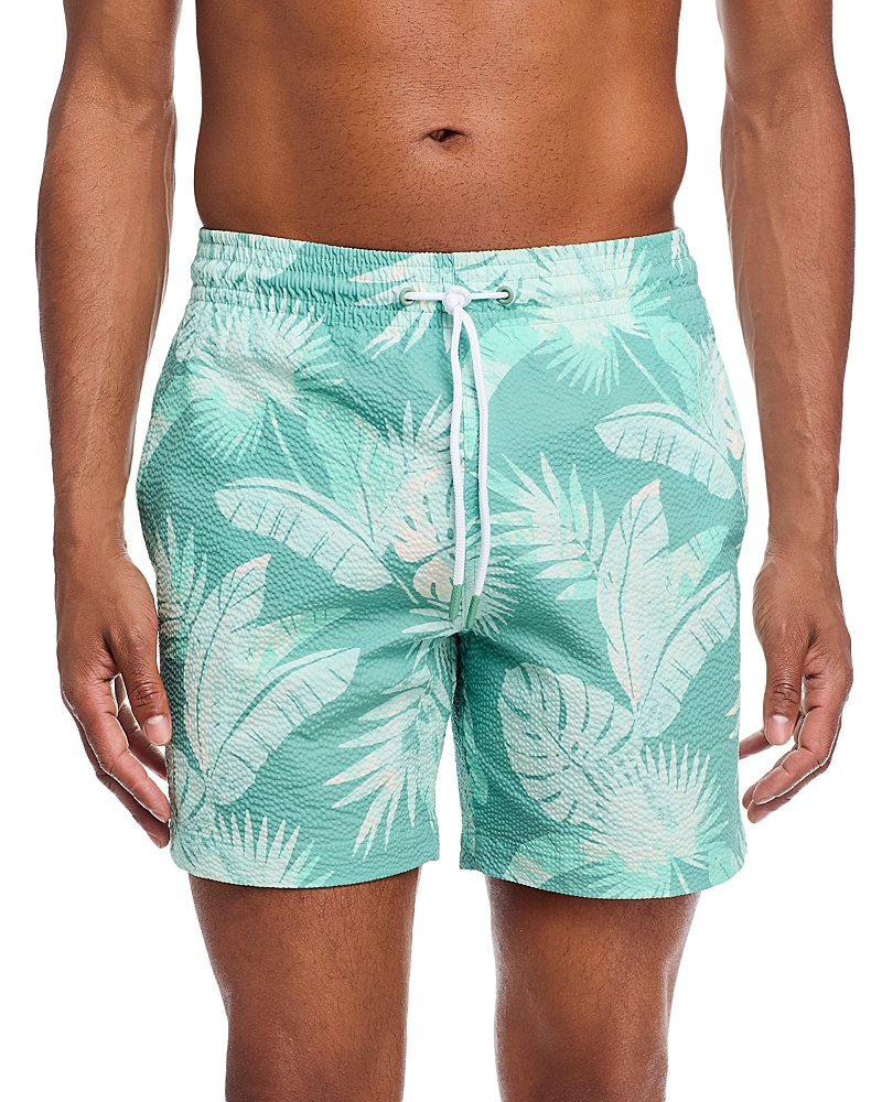 Trunks Surf & Swim Co. Sano Tropical Leaves Toss 6.5 Swim Trunks