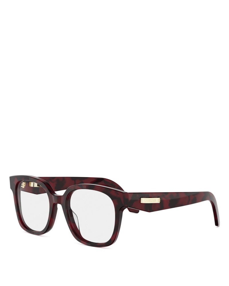 Dior CDiorO S5I Square Eyeglasses, 51mm in Red