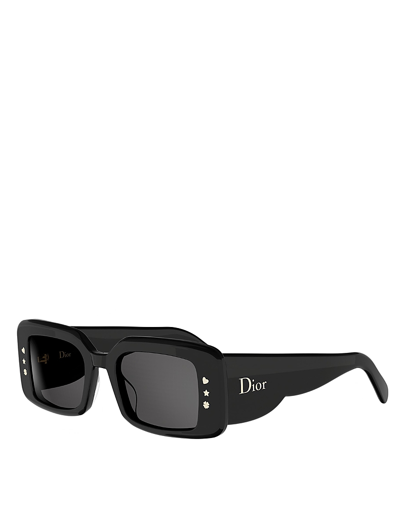 Dior Lucky Charms Rectangular Sunglasses, 51mm