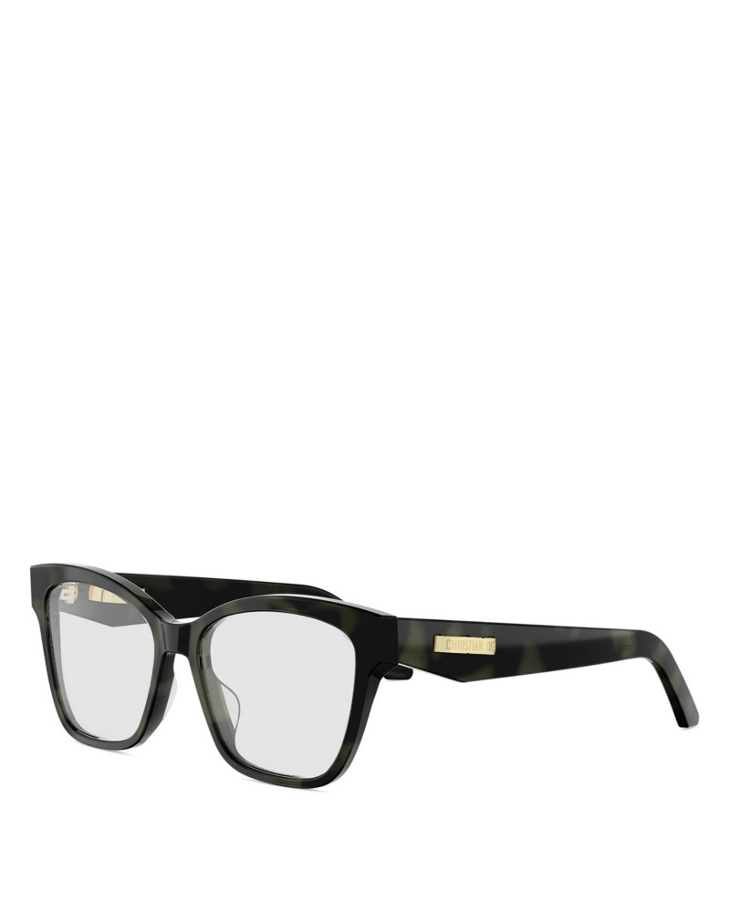 Dior Cat Eye Eyeglasses, 53mm in Green
