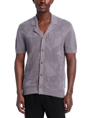 C-Noy Patterned Button Down Shirt 