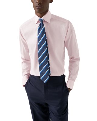 Contemporary Fit Solid Signature Twill Shirt 