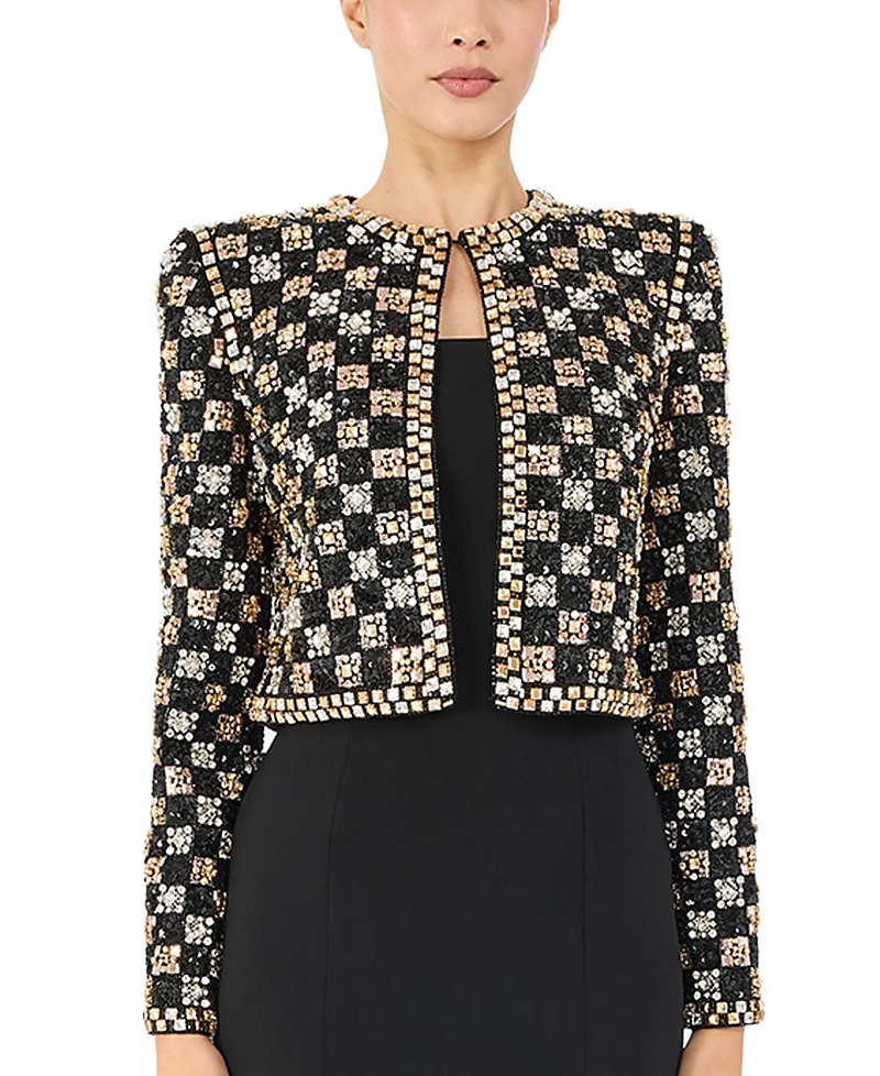 Jenny Packham Dahlia Crystal-Embellished Jacket