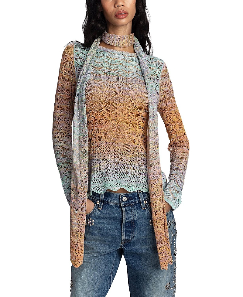 Anna Sui Ombre Space Dye Scarf