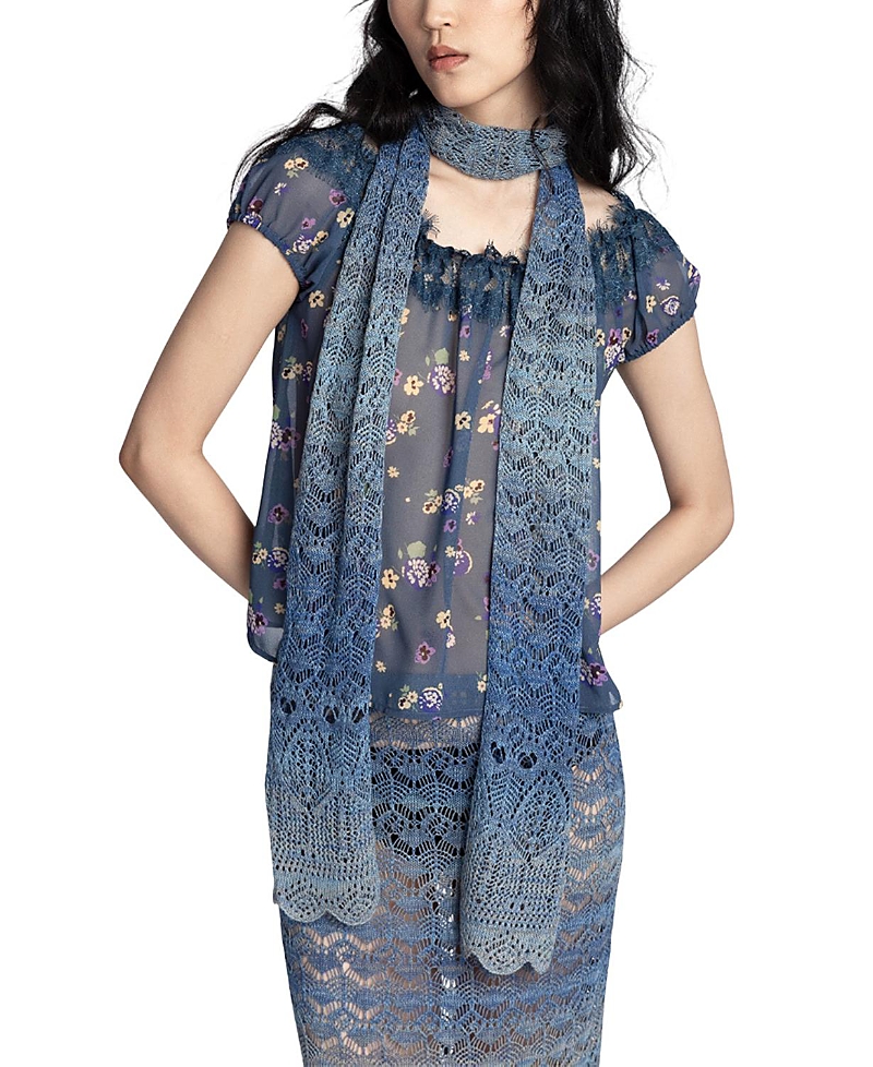 Anna Sui Ombre Space Dye Scarf · OS