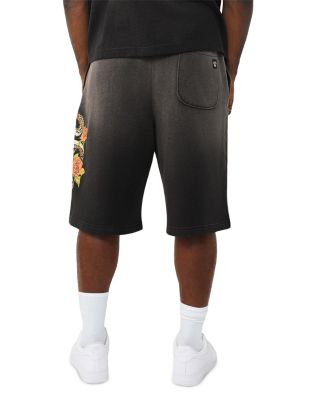 Floral Snake Mikey Long Sweatshorts