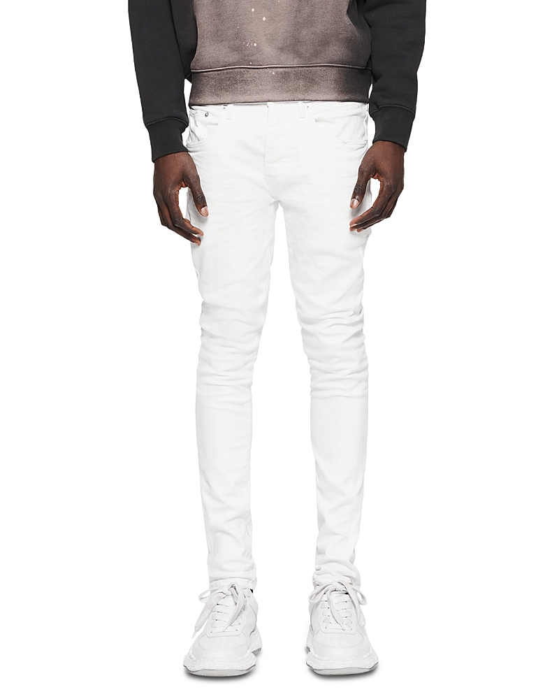 Purple Brand Skinny Fit Jeans in Optic White