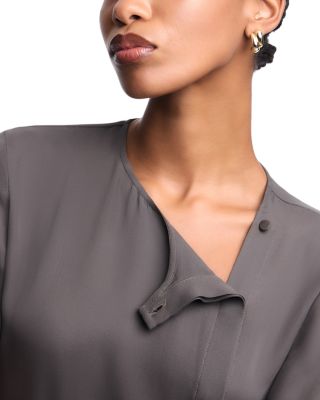 Double Georgette Silk Blouse