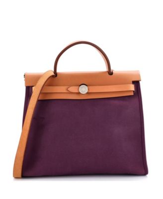 31 Herbag Zip Leather and Toile