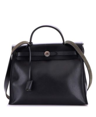 31 Herbag Zip Berline Vache Canvas and Leather