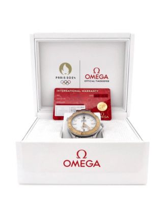  Seamaster Diver Paris 2024 300M Co-Axial Master Chronometer Automatic Watch in Stainless Steel and Gold 42mm