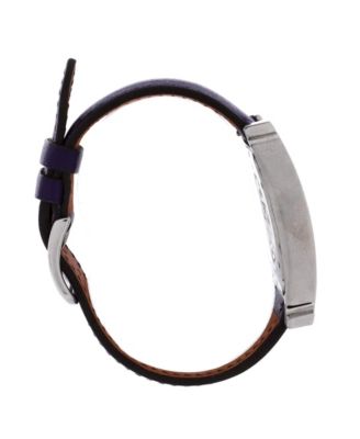 Heure H Quartz Watch in Stainless Steel and Leather 30mm