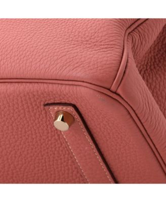 Birkin 35 Handbag Pink Togo with Gold Hardware