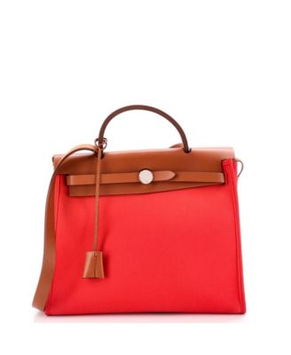 31 Herbag Zip Leather and Toile