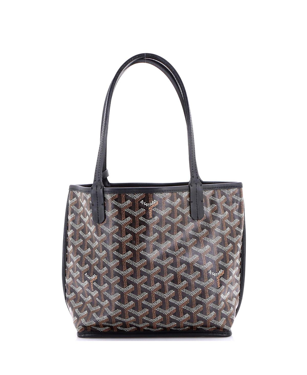 Pre-Owned Goyard Mini Anjou Reversible Tote Coated Canvas