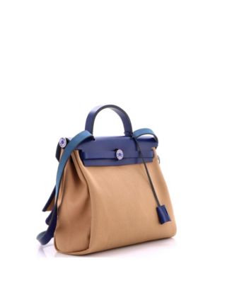 31 Herbag Zip Leather and Toile