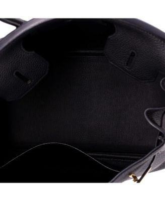 Birkin 30 Handbag Black Togo with Gold Hardware