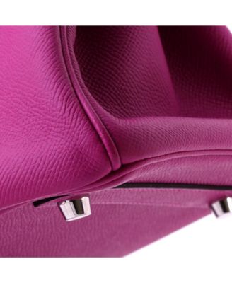 Birkin 30 Handbag Pink Epsom with Palladium Hardware