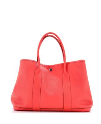 36 Garden Party Tote Leather