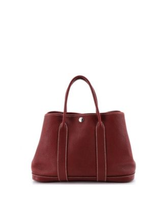 30 Garden Party Tote Leather