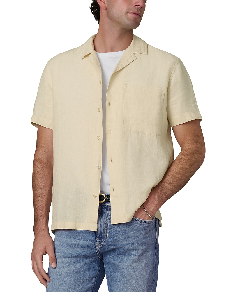 Joe's Jeans Linen Short Sleeve Camp Shirt