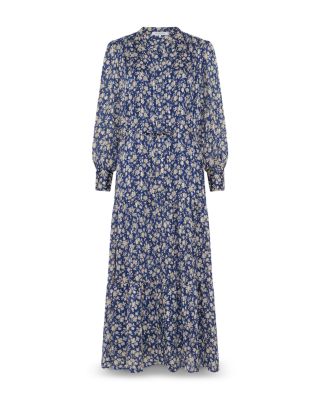 Ruvia Printed Long Sleeve Shirtdress