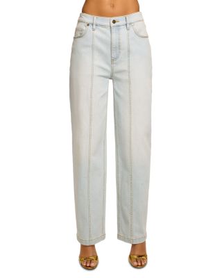 Nadia High Rise Ankle Jeans in Bleach Wash