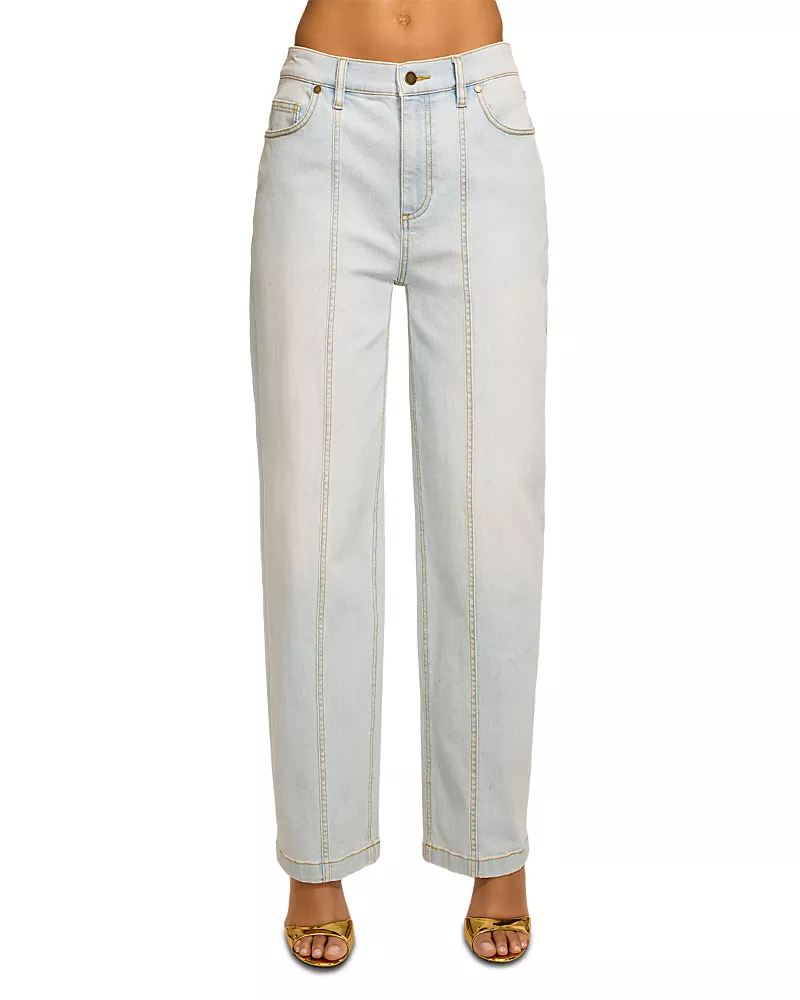 Ramy Brook Nadia High Rise Ankle Jeans in Bleach Wash