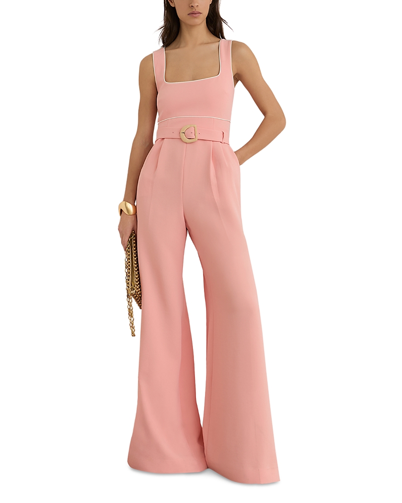 Reiss Dion Belted Jumpsuit