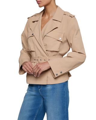 Calida Short Windbreaker Trench Jacket 
