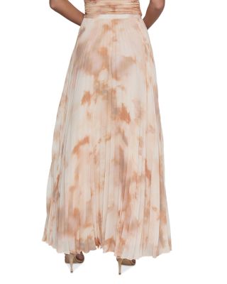 Rasha Shirred Tank Top & Torin Pleated Maxi Skirt