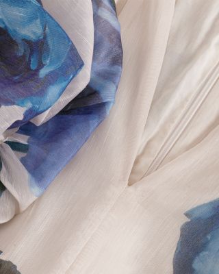 Petite Adeline Cream Floral Midi Dress