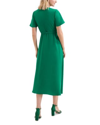 Julissa Green Wrap Dress