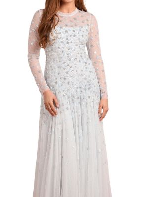 Starry Nights Round Neck Gown